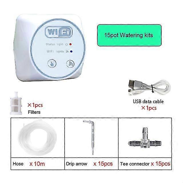 Wifi Smart Garden Irrigation Controller Plant Automatic Drip Irrigation System Mobile Phone Control Watering Timer Device Set