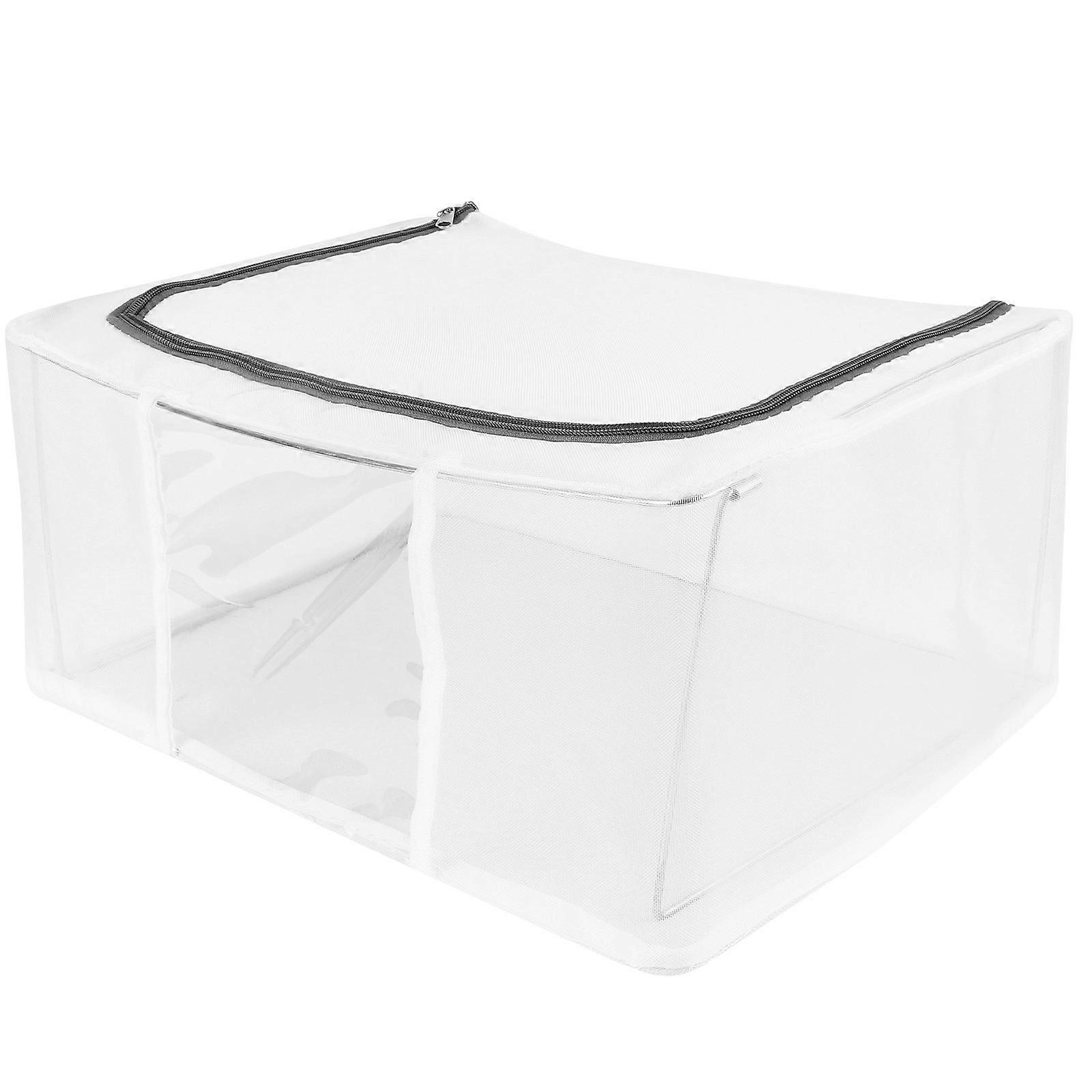 Clothes Organizer Quilt Box for Storage Use 3Pcs Grey