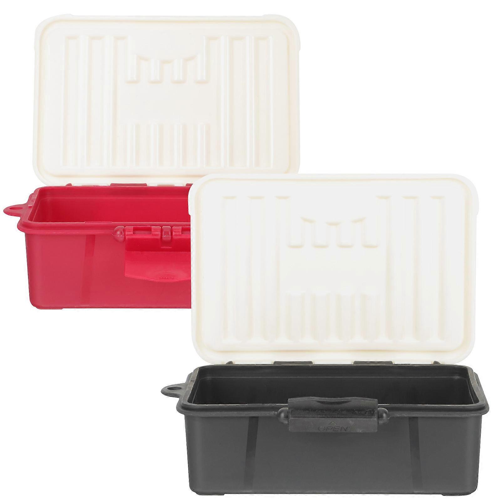 Playing Card Box Plastic Holder for 4Pcs Portable Use