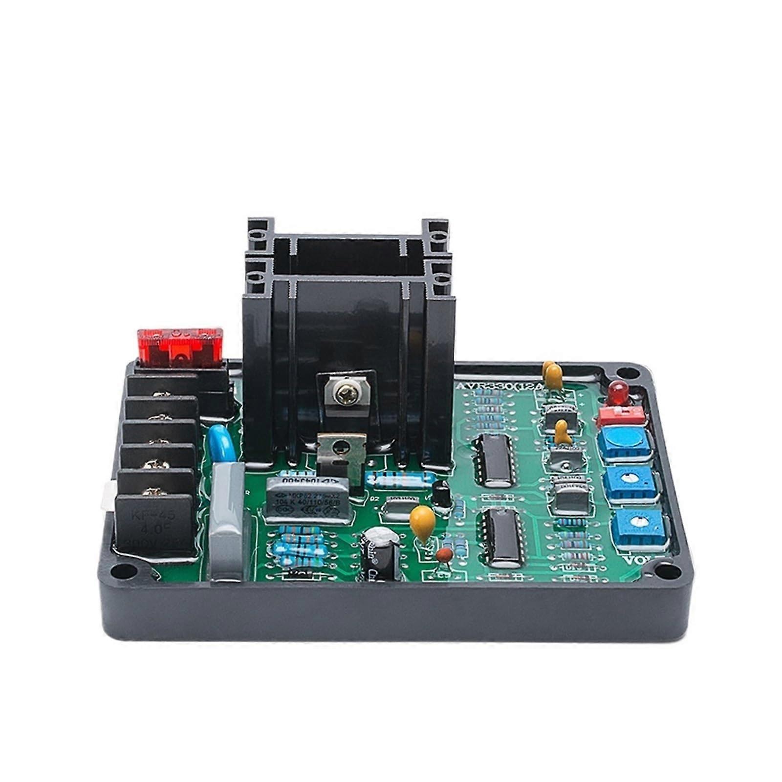 12A Automatic Voltage Regulator for Brushless Generator AC Alternator with Universal Compatibility