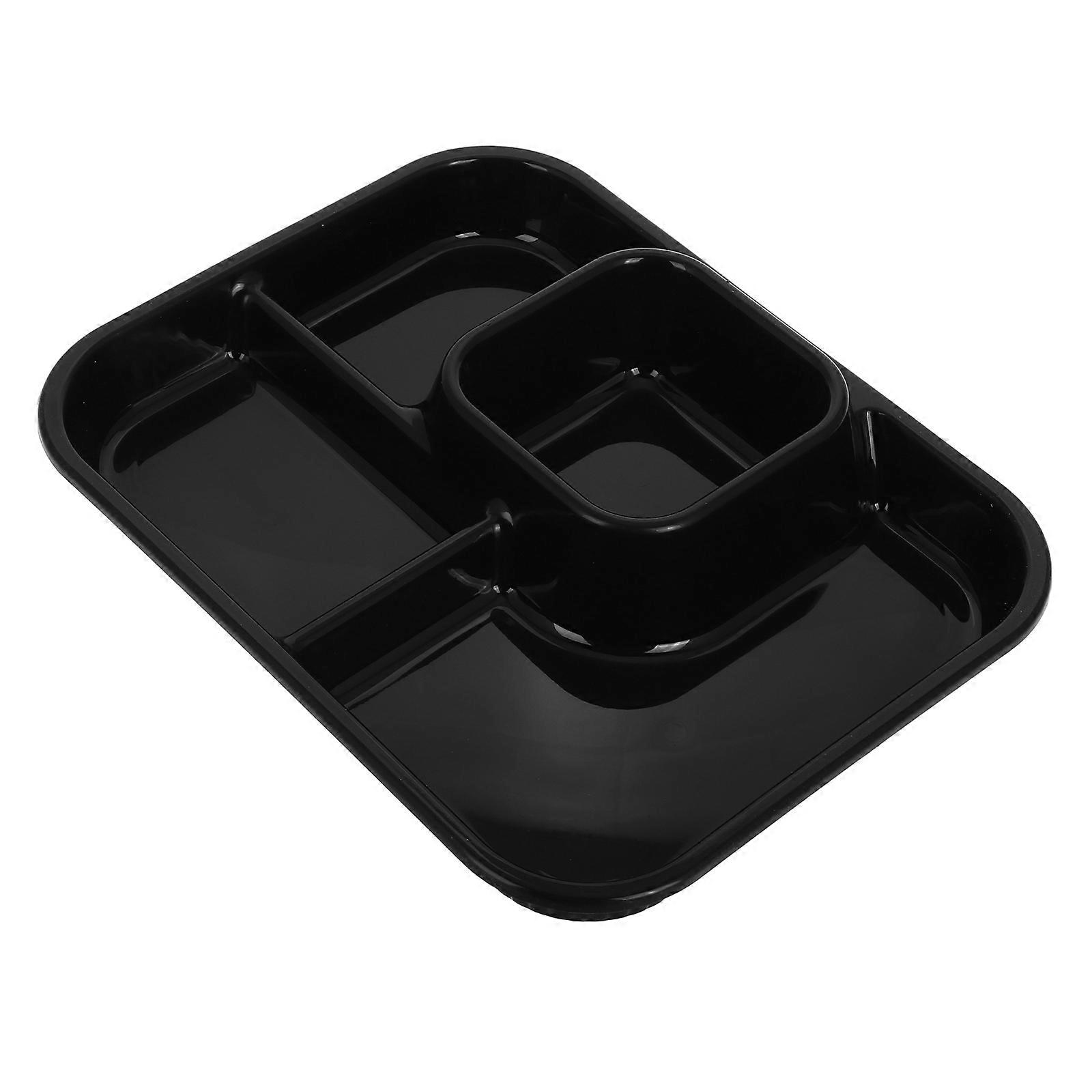 Divided Plate Lunch Tray for Portion Control with 4 Compartments