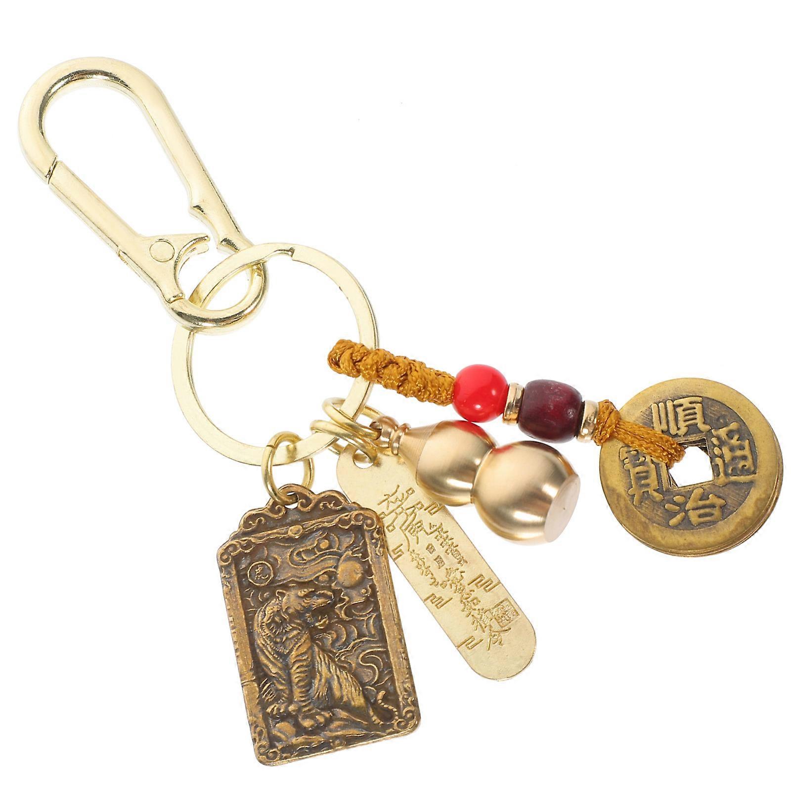 Car Key Ring Deformation Resistant Metal Keychain For Backpack 1Pack