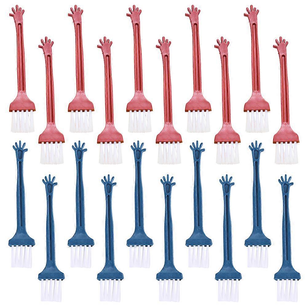 Keyboard Brush Five-Finger Shape for Cleaning Use 40Pcs Assorted
