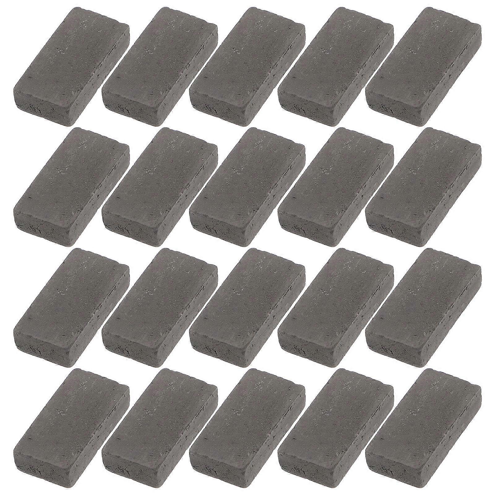 DIY Fake Bricks Miniature Bricks for Decor 40Pcs Grey Landscaping Set