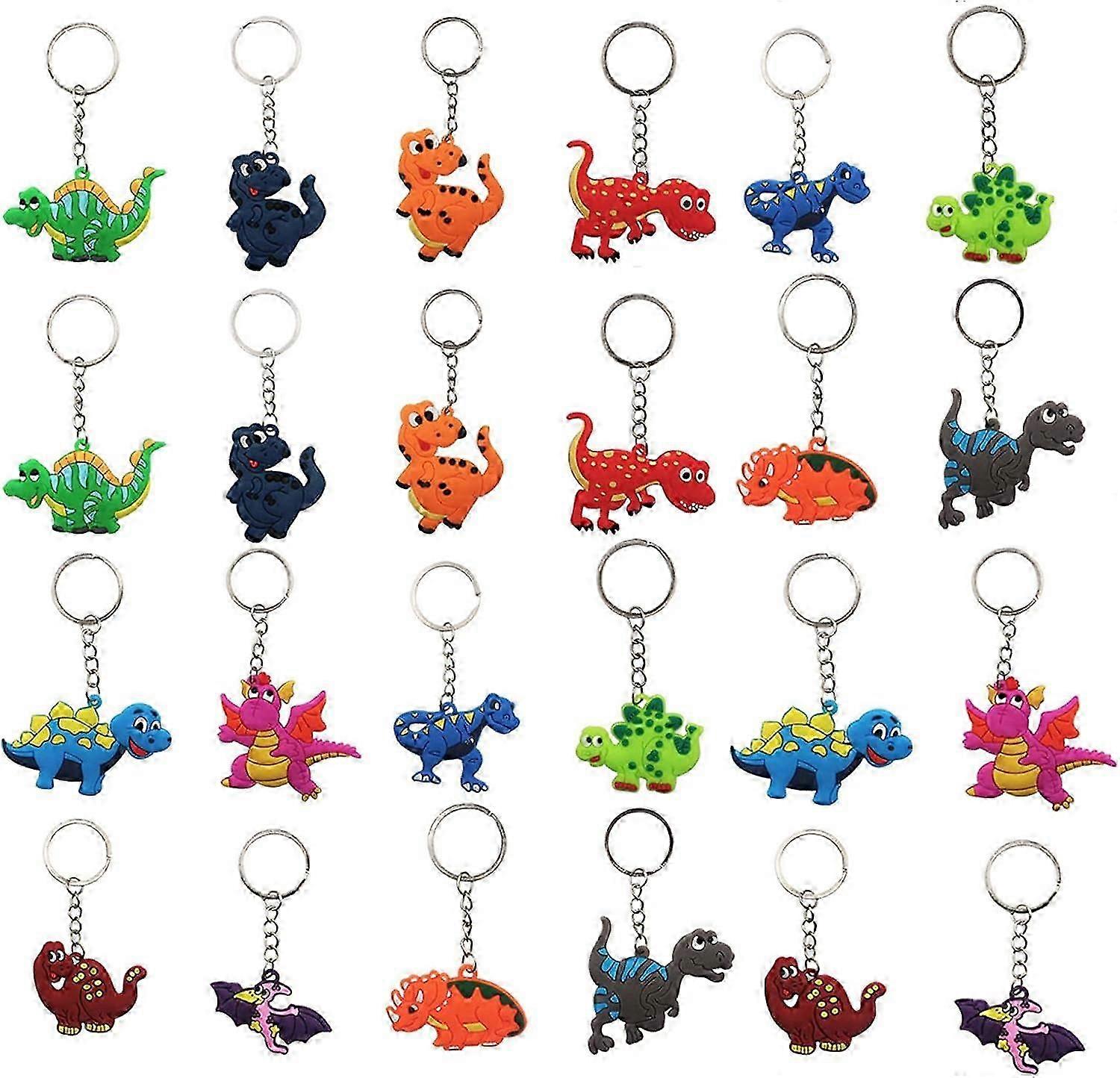 2026 50 pcs Keychain Party Dinosaur Decoration Keychain