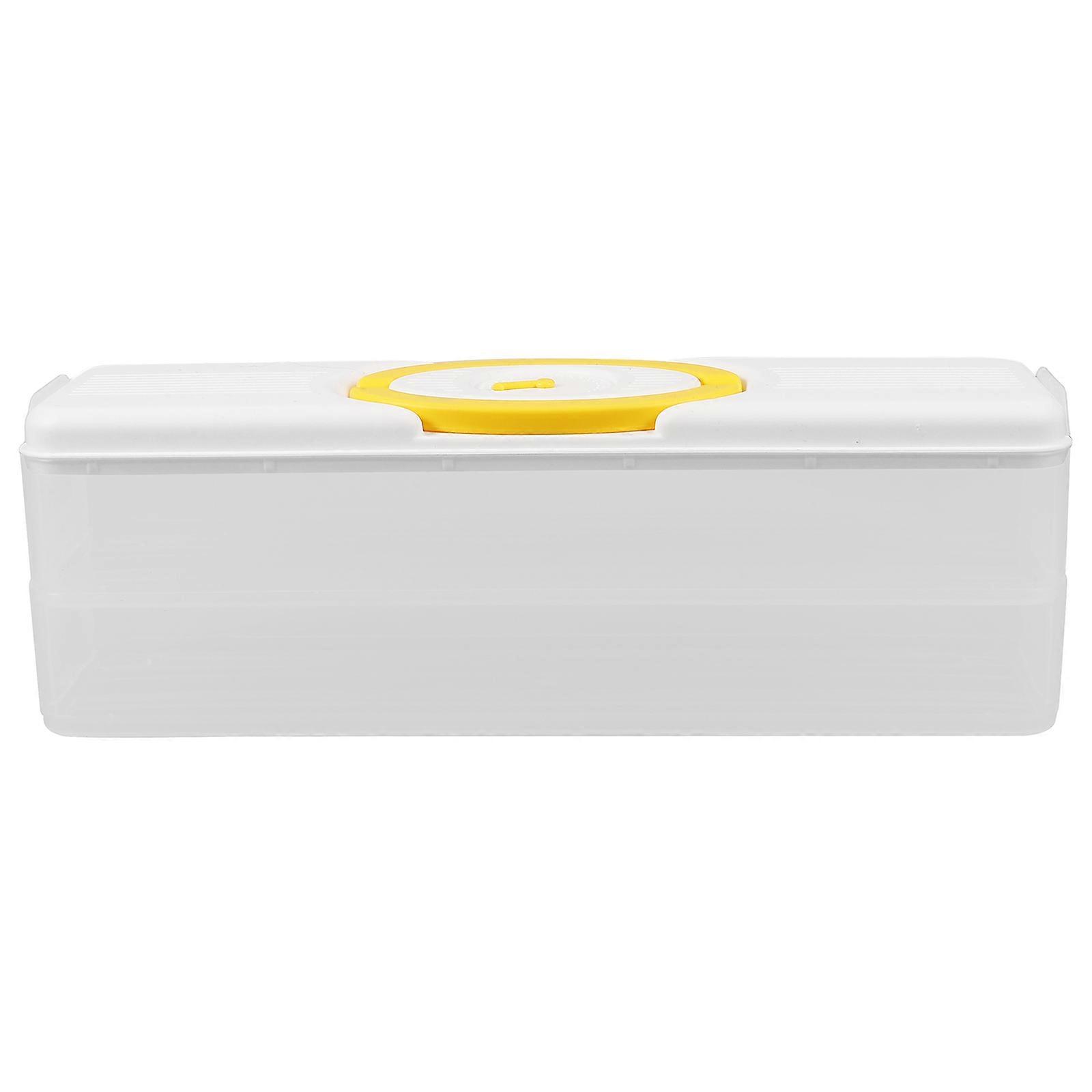 Breast Milk Organizer Freezer Plastic Storage Bin for Fridge Use