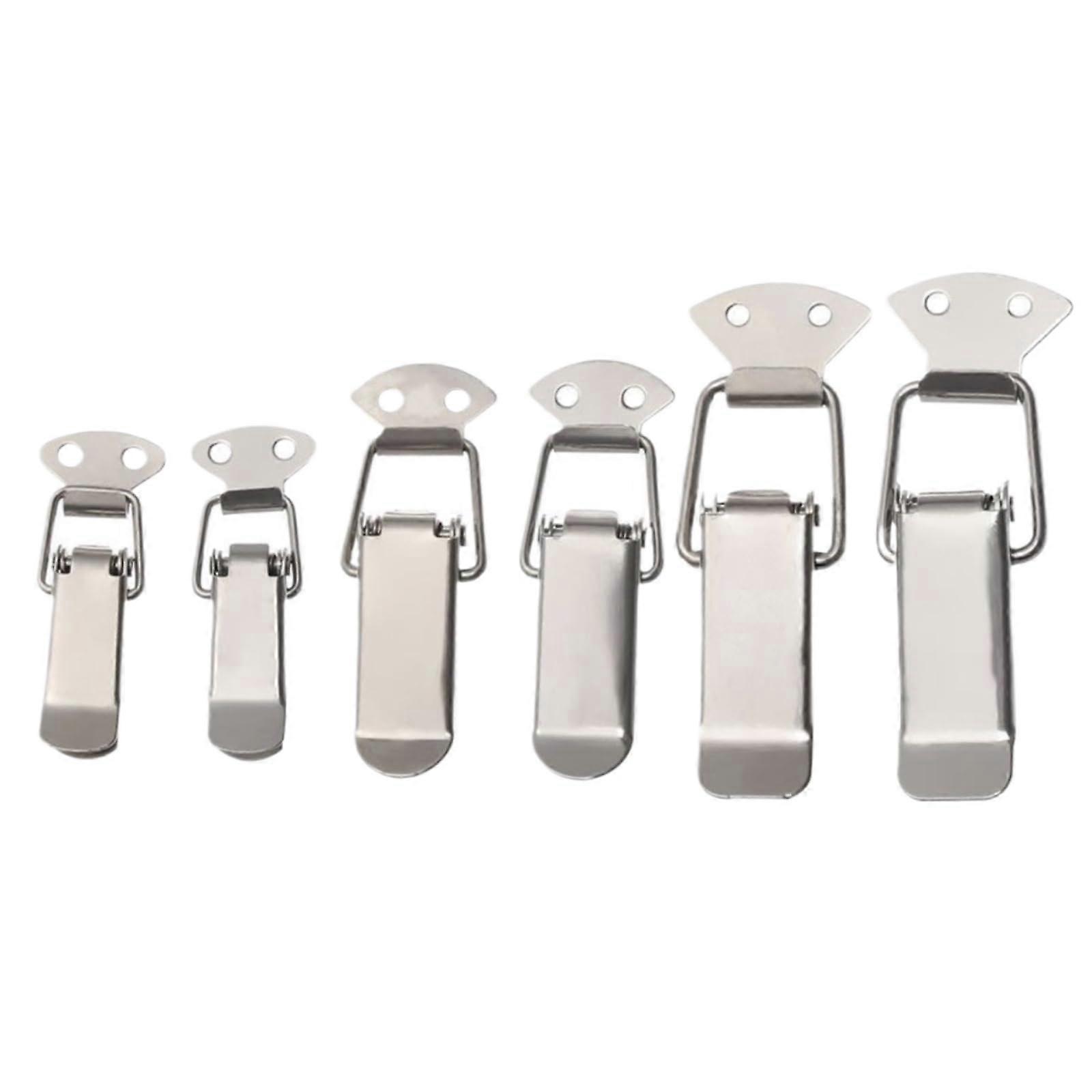 Stainless Steel Toggle Latch with Secure Clasp Lock for Cabinets, Toolboxes and Storage Cases