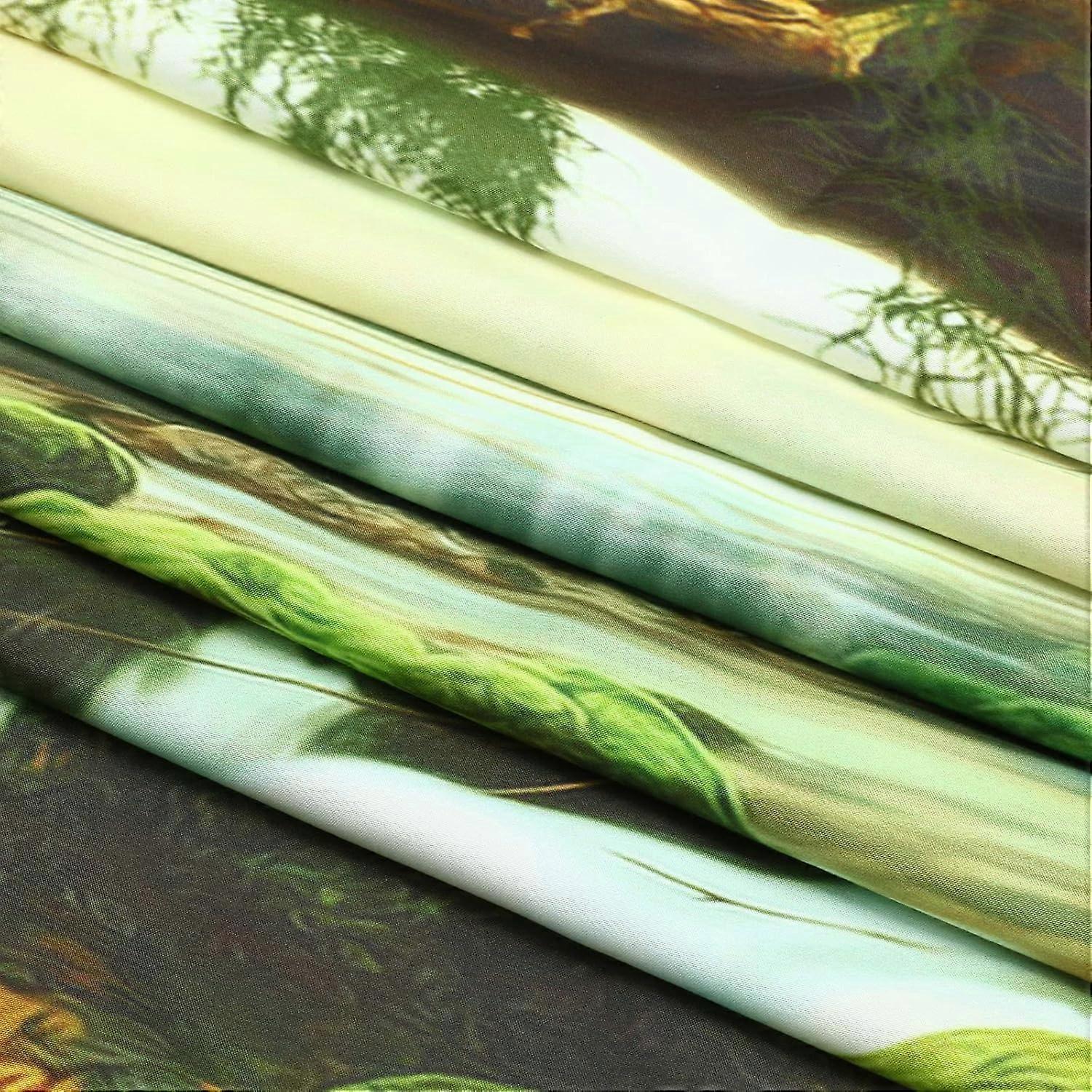 Psychedelic forest tapestry - sunny - for hanging