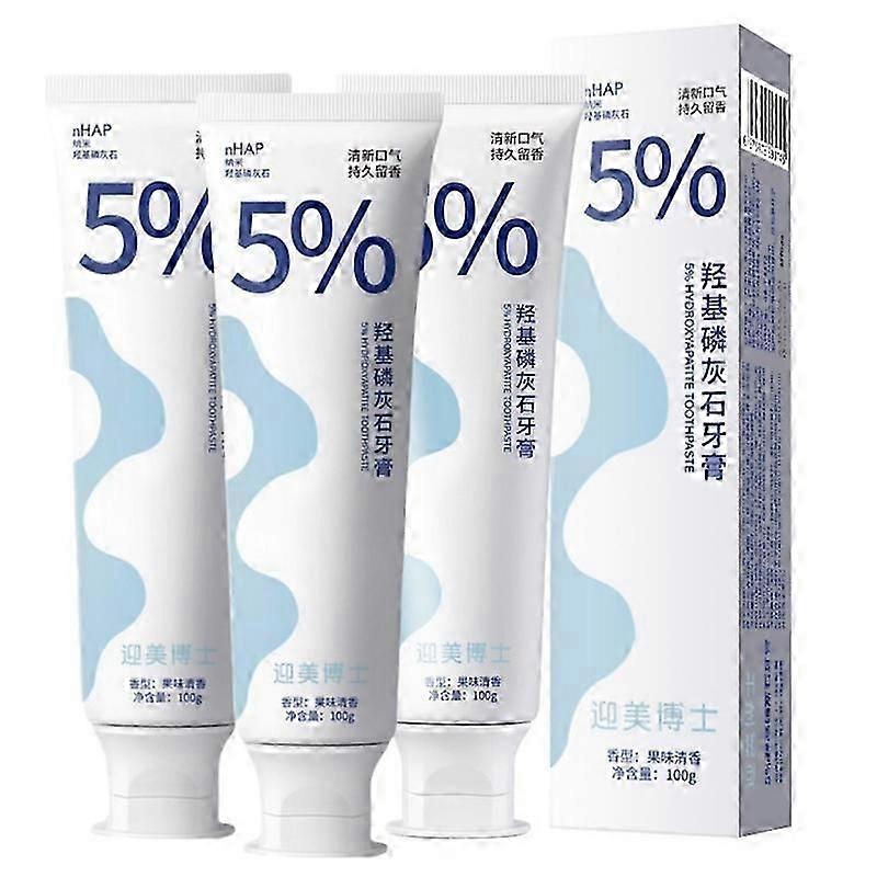 3x Nano Hydroxyapatiet Tandpasta