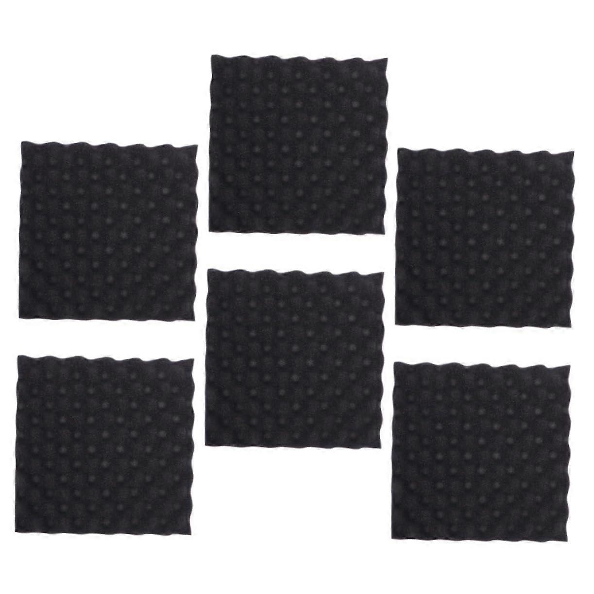 6pcs Egg Crate Foam Padding with Cotton Surface for Impact Protection and Noise Reduction