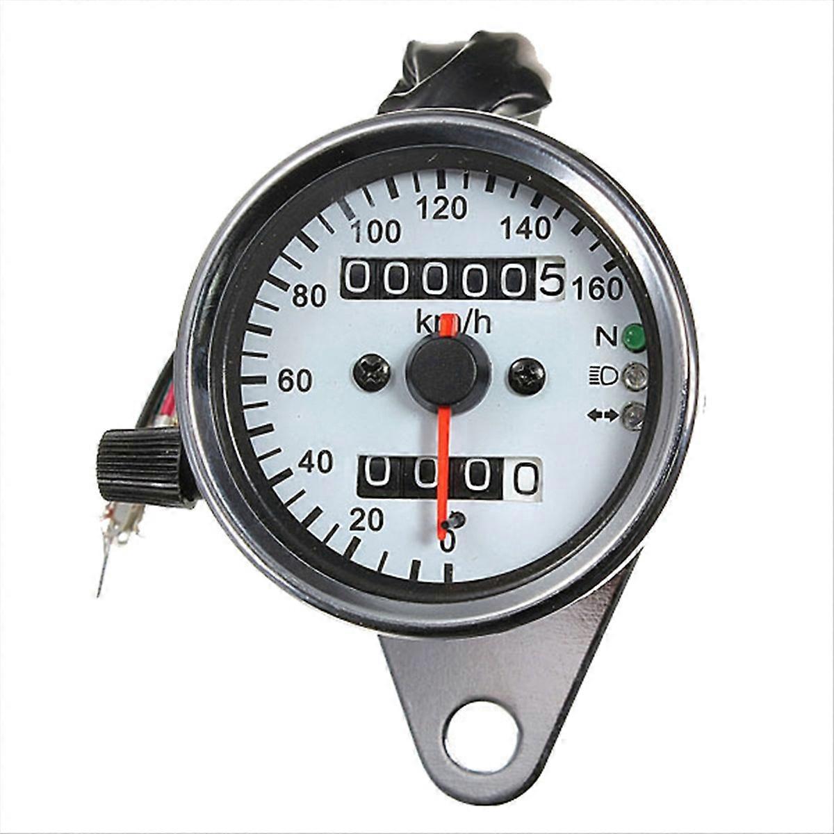 Motorcycle Universal 12V LCD Speedometer Odometer Gauge Dual Purpose