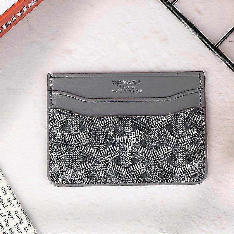 Mini PU Leather ID Card Holder Coin Purse Women Men Business Card Cover Bank Credit Card Box Slim Card Case