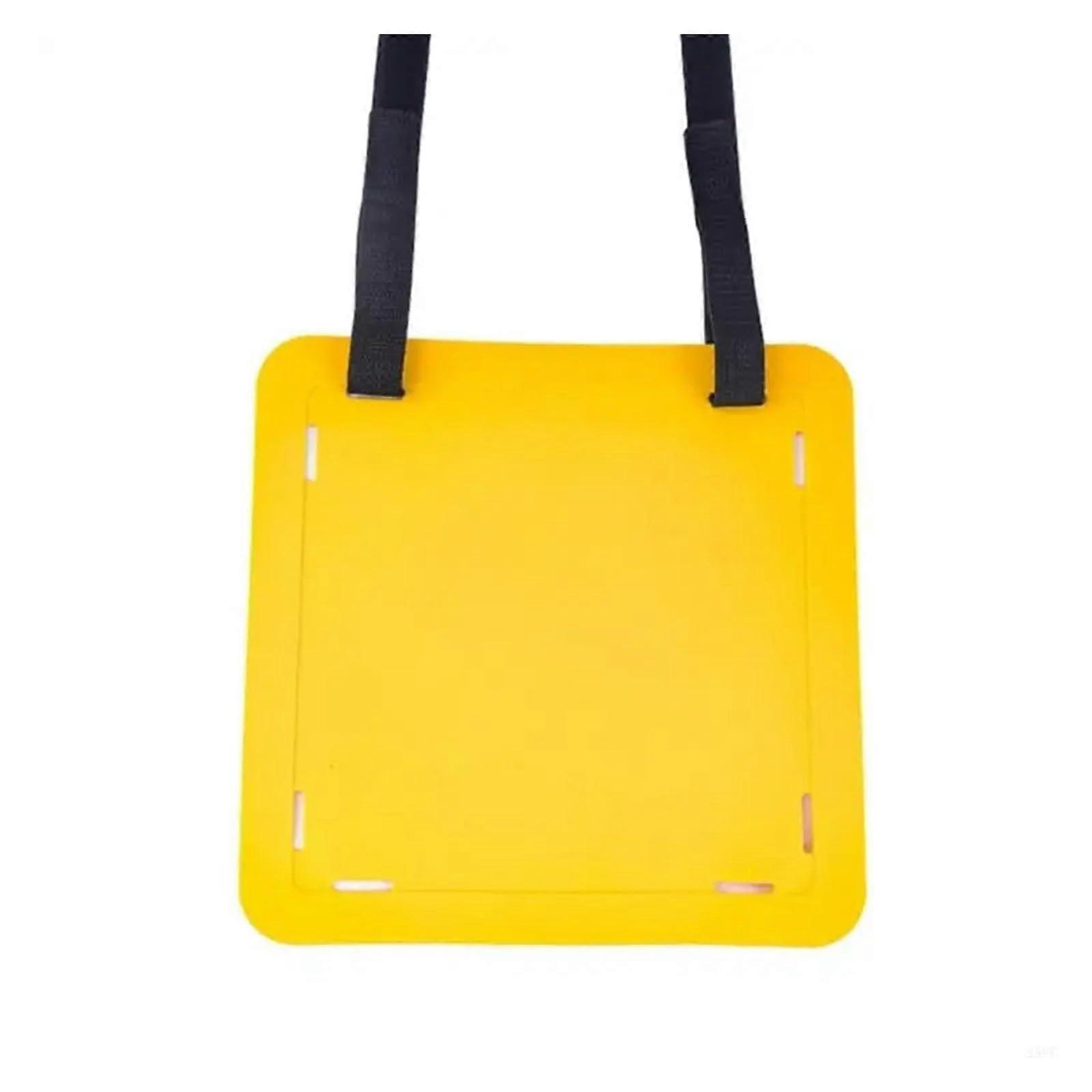 Soccer Target Discs with Adjustable Positioning for Accuracy Training and Bright Outdoor Visibility Yellow