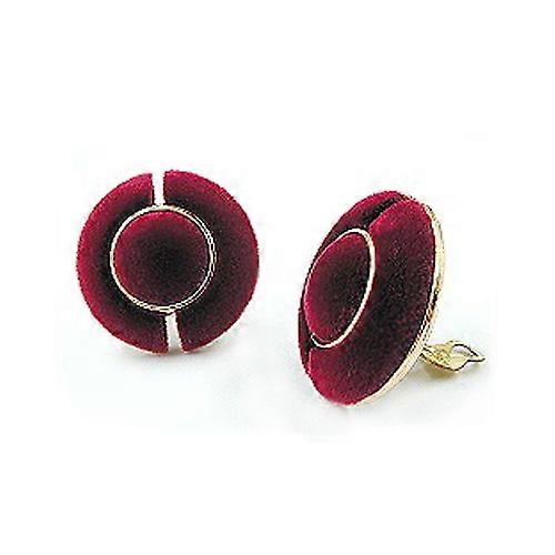 Clip, 34mm, Velour-rot