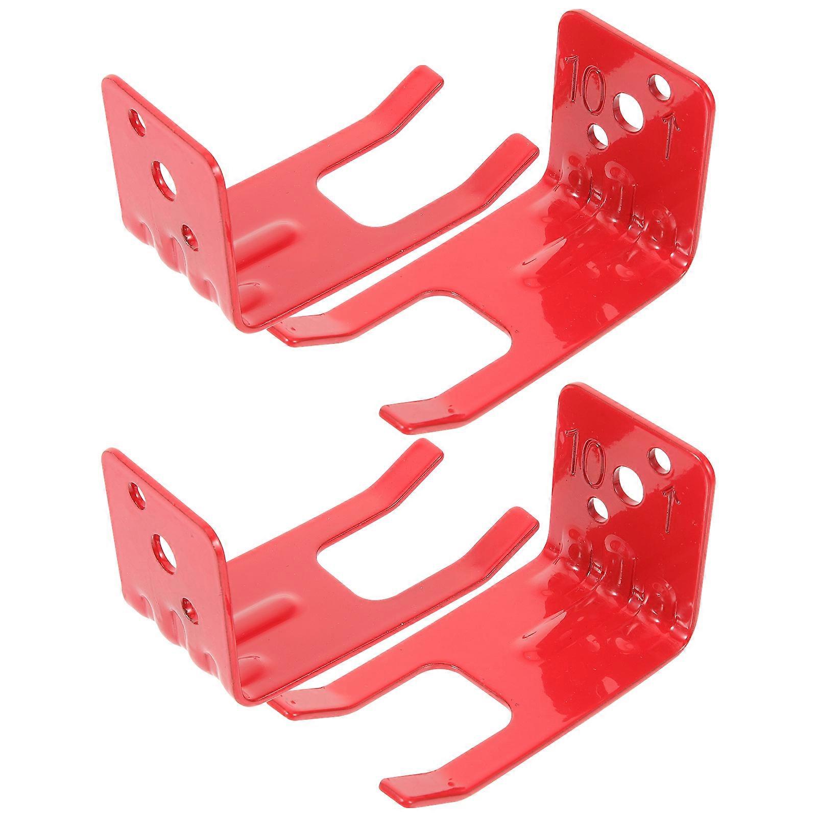 Fire Extinguisher Wall Mount Iron Bracket for Home Use with 16Pcs