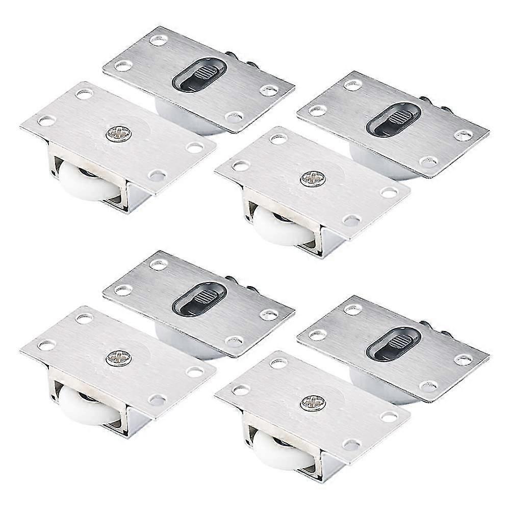 4-Pack Wardrobe Roller Wheels - Sliding Cabinet Door Replacement