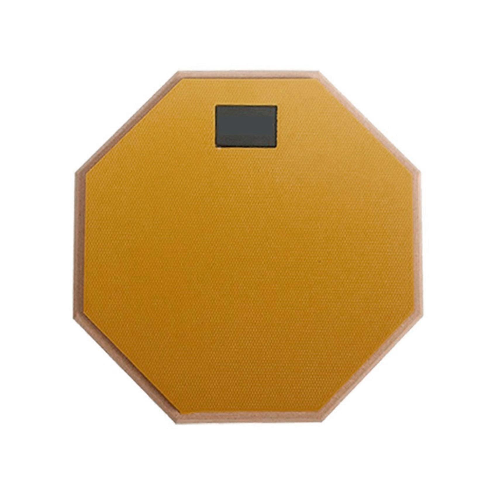 Practice Drum Pad for Drumming Double Sided Silent Practice Drum Pad Snare Practice Pad Yellow