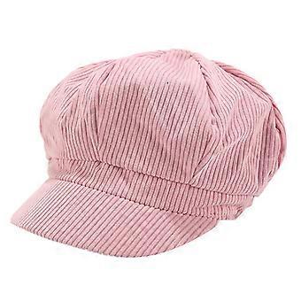 Miyuadkai Berets Vintage Women Winter Solid Hat Beret Cap Korean Painter Newsboy Accessory Pink