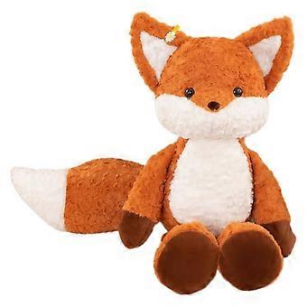 13.8 inch Cuddly Red Fox Plush Toy with Realistic Design and Soft Texture for Holiday Decor