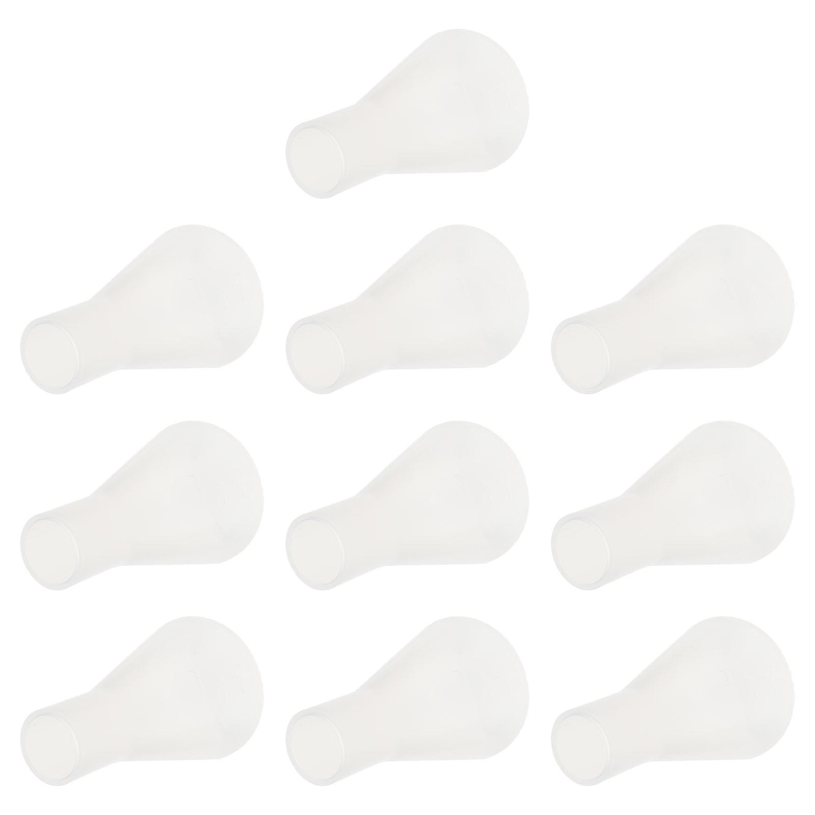 Experimental Plastic Flask Erlenmeyer Flask for Chemistry 30Pcs Pack
