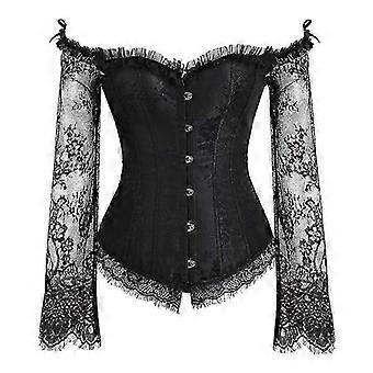 Blonder Sexet Korset Vintage Court Bustier Top til Kvinder Shapewear S-6XL