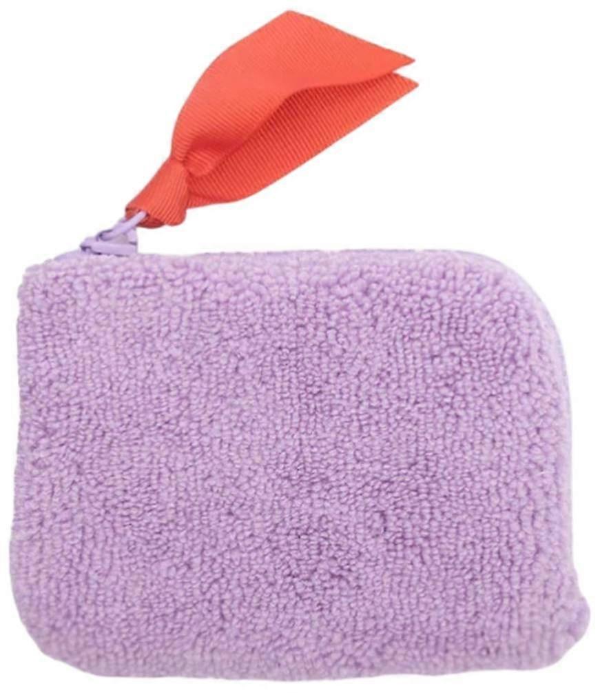 Caroline Gardner Towelling Corner Purse - Lilac