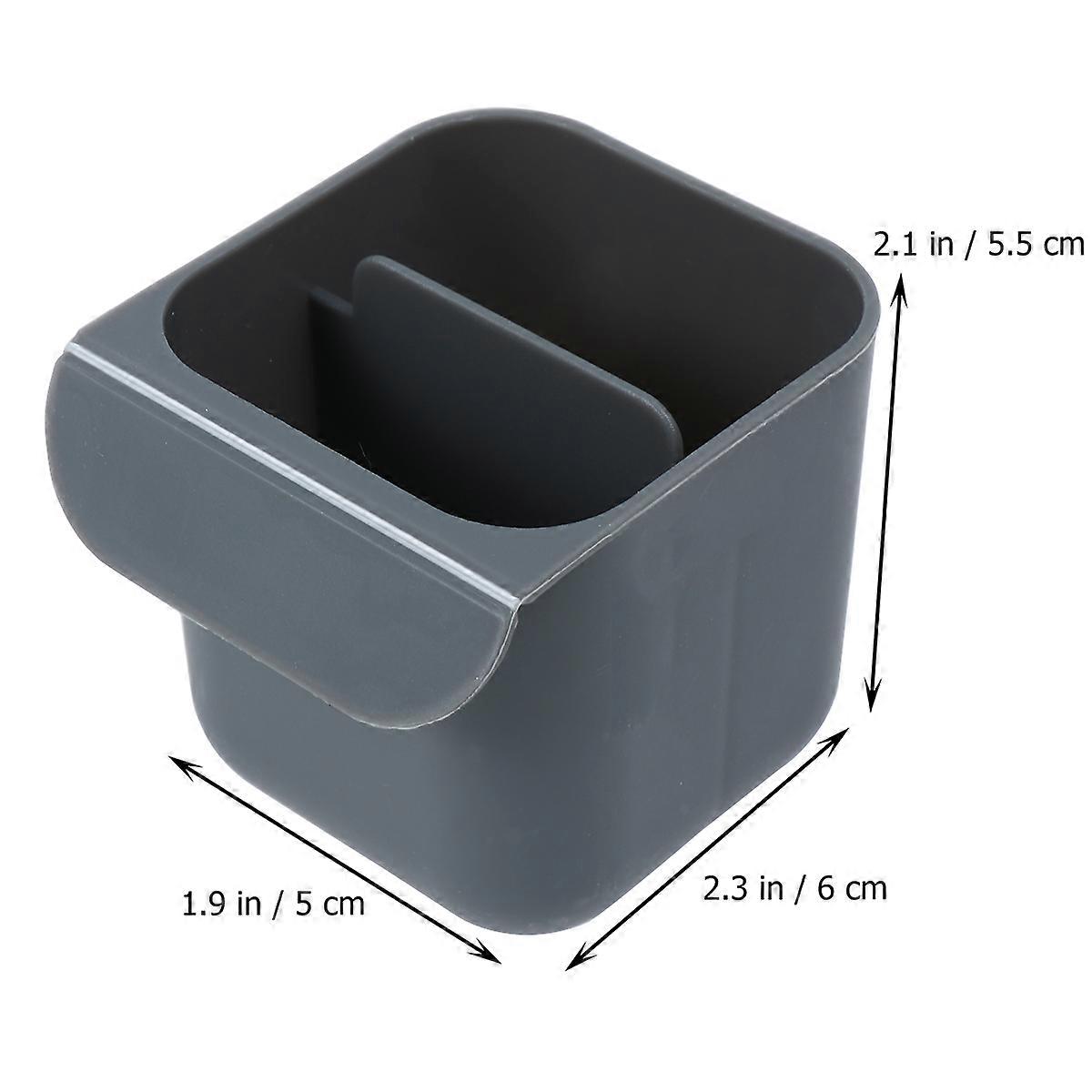 Multifunction Pen Container Grey for 2Pcs Practical Desktop Storage Holder