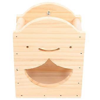 Kaninchen-Grasfutterständer aus Holz für 2 Stück Käfig-Kaninchenfutter
