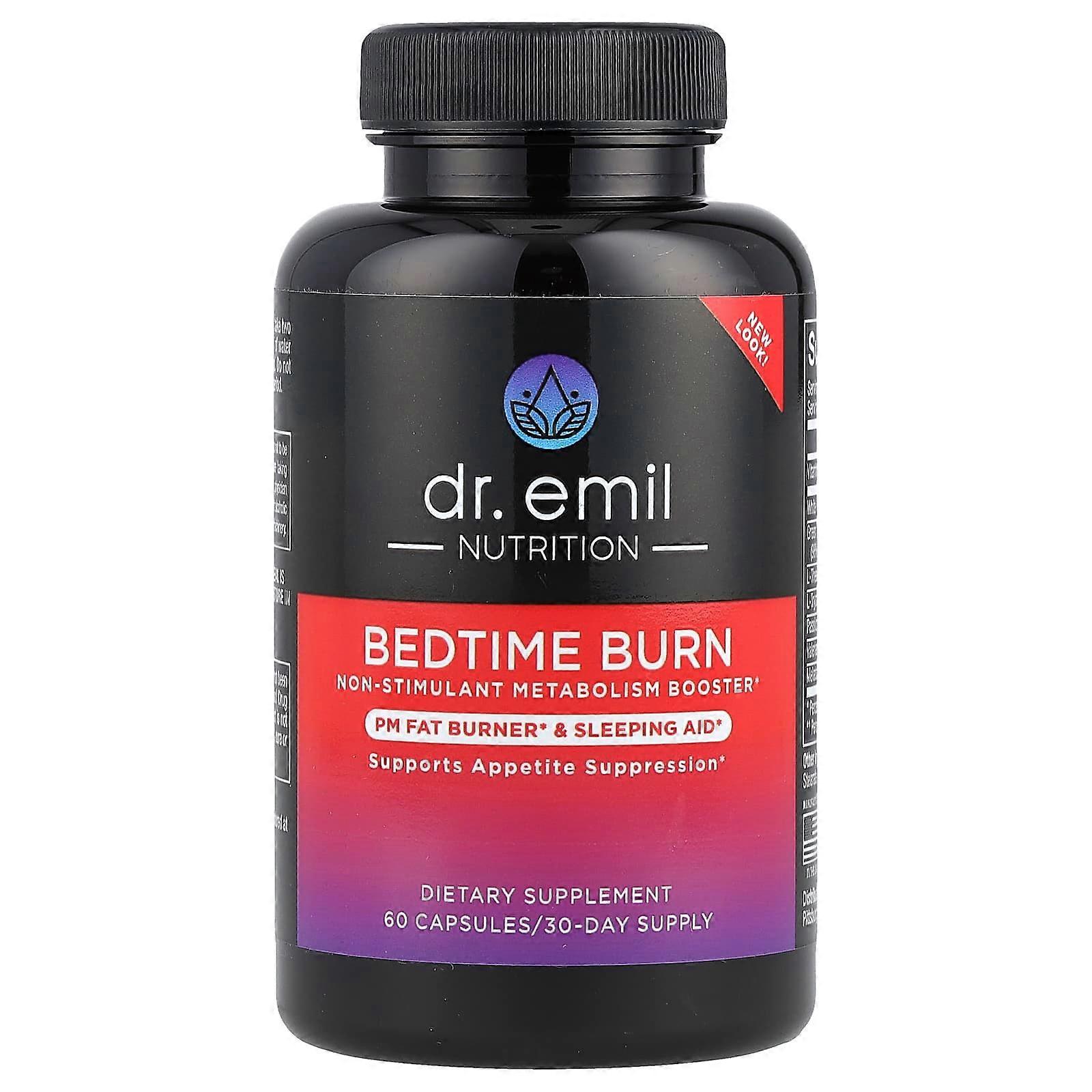 Dr. Emil Nutrition, Bedtime Burn, 60 Capsules