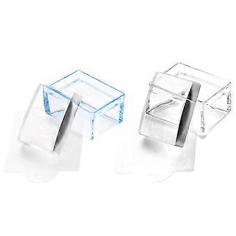 2szt Plastikowa uszczelka do paznokci Manicure Square Manicure Stampers Narzędzia do przenoszenia paznokci