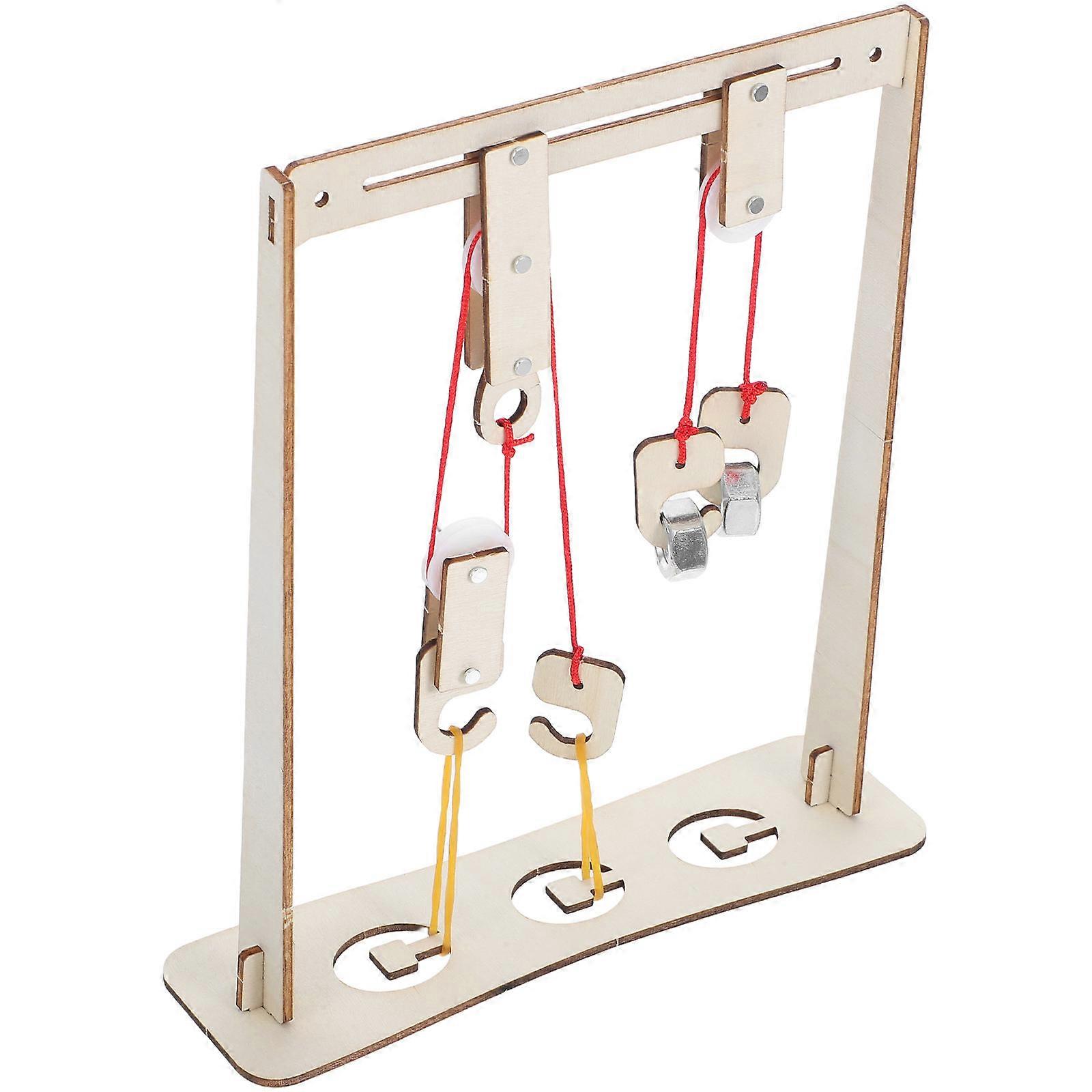 Crane Pulley Model Kit for Physics Experiment Pulley Block 1Set