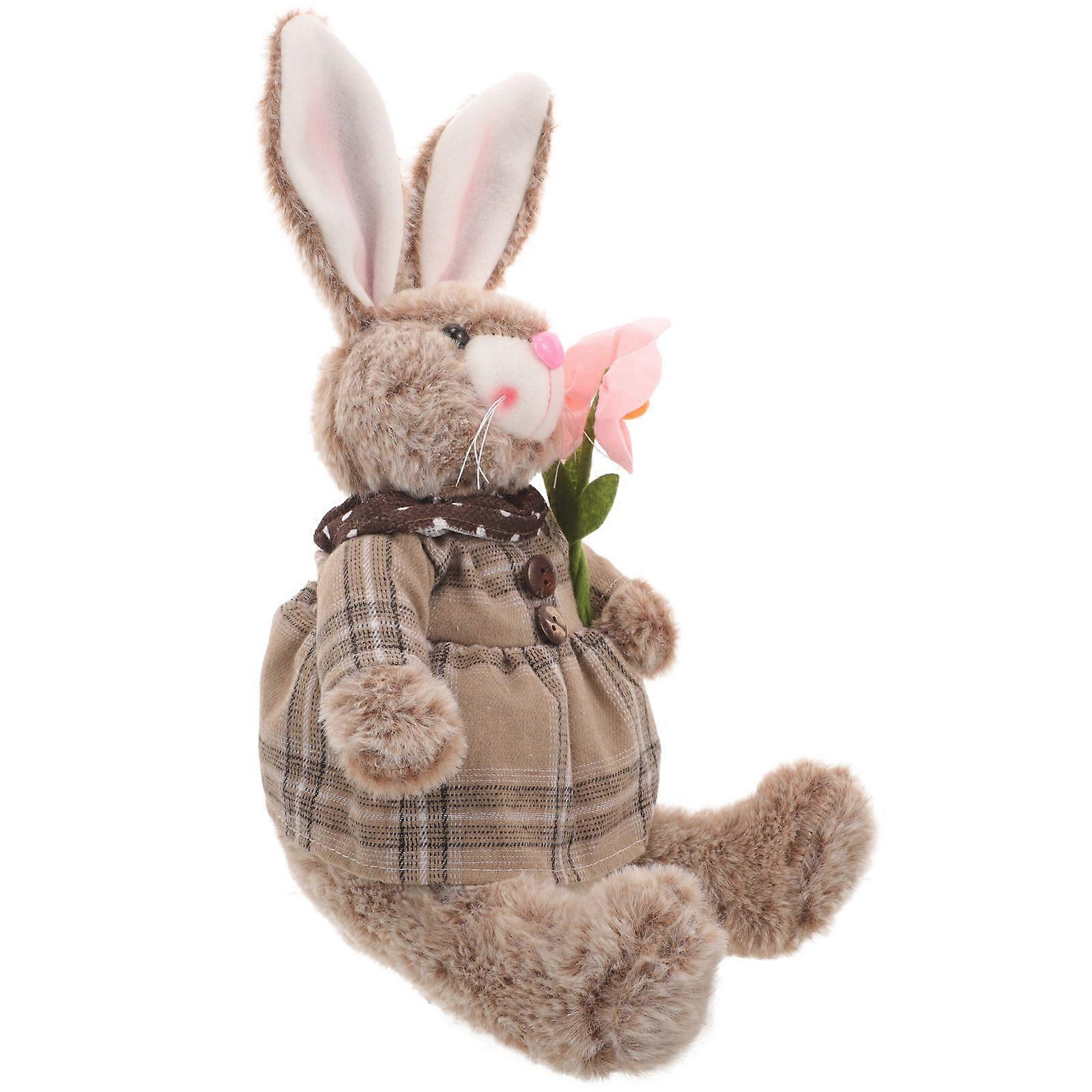 Easter Decoration Cute Stuffed Rabbit Easter Bunny Stuffed Animal Spring Easter Party Supply
