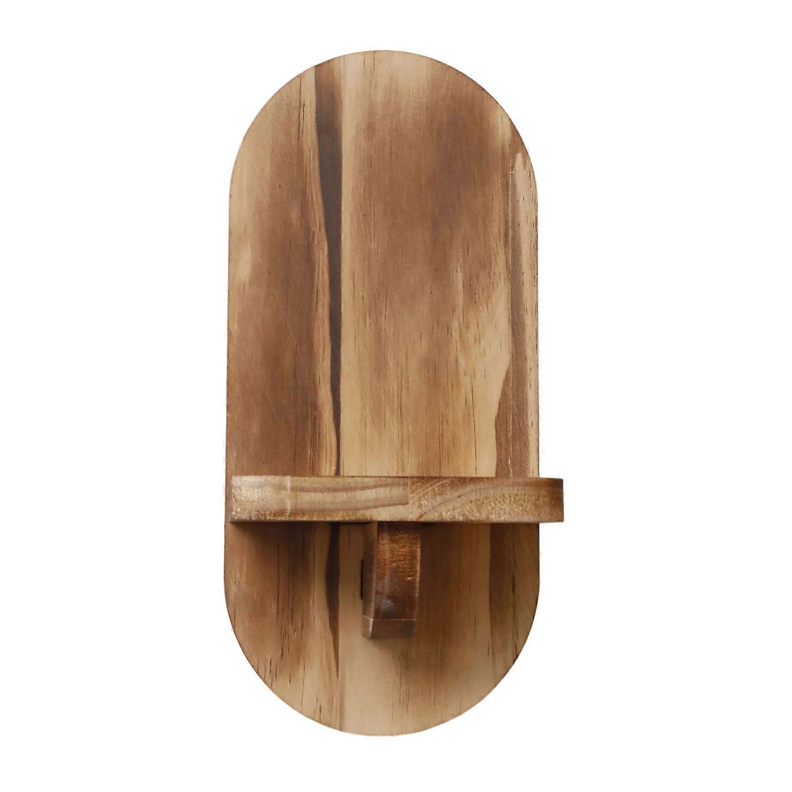 Rounded Wall Mounted Shelf for Decorative Storage and Display