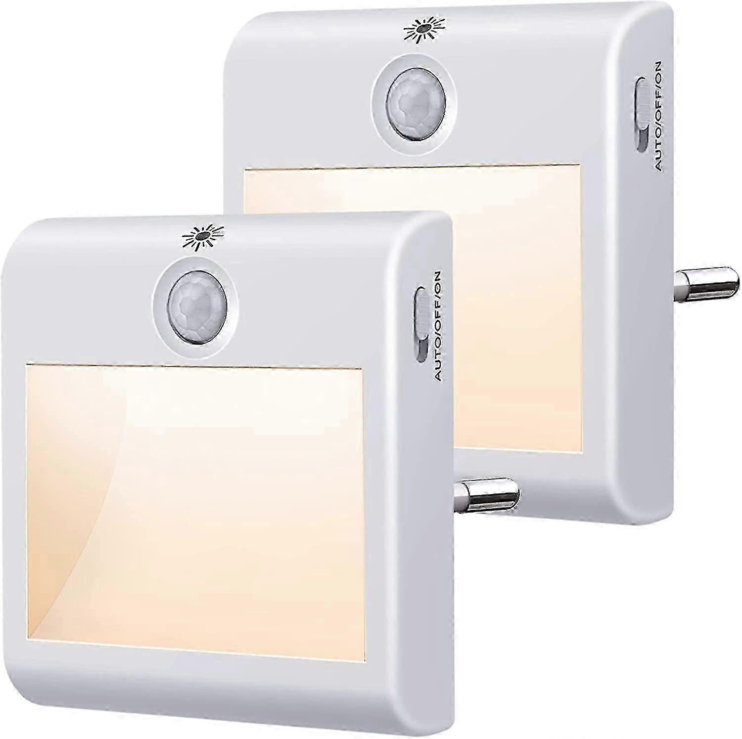 Night Light Socket With Motion Sensor,[2] Leds (on/auto/off)