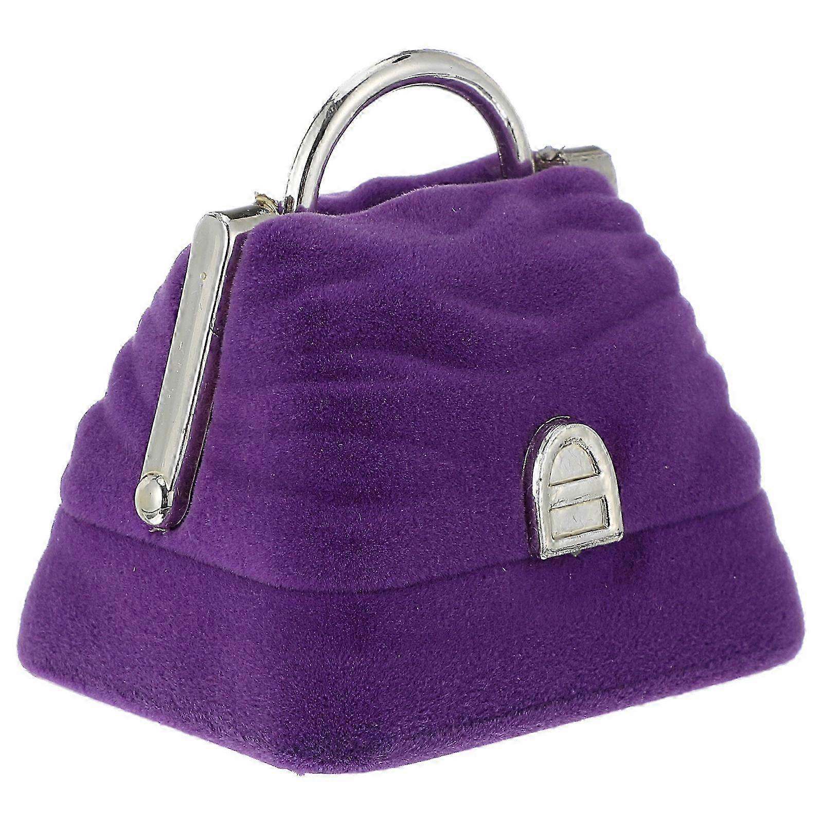 Creative Handbag Ring Box compatible with Anniversary with 1Pcs Storage Case