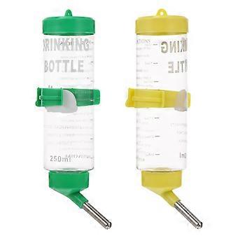 2pcs 250ml Kaninchen Automatische Wasserfontänen Chinchilla Trinkwasserflasche