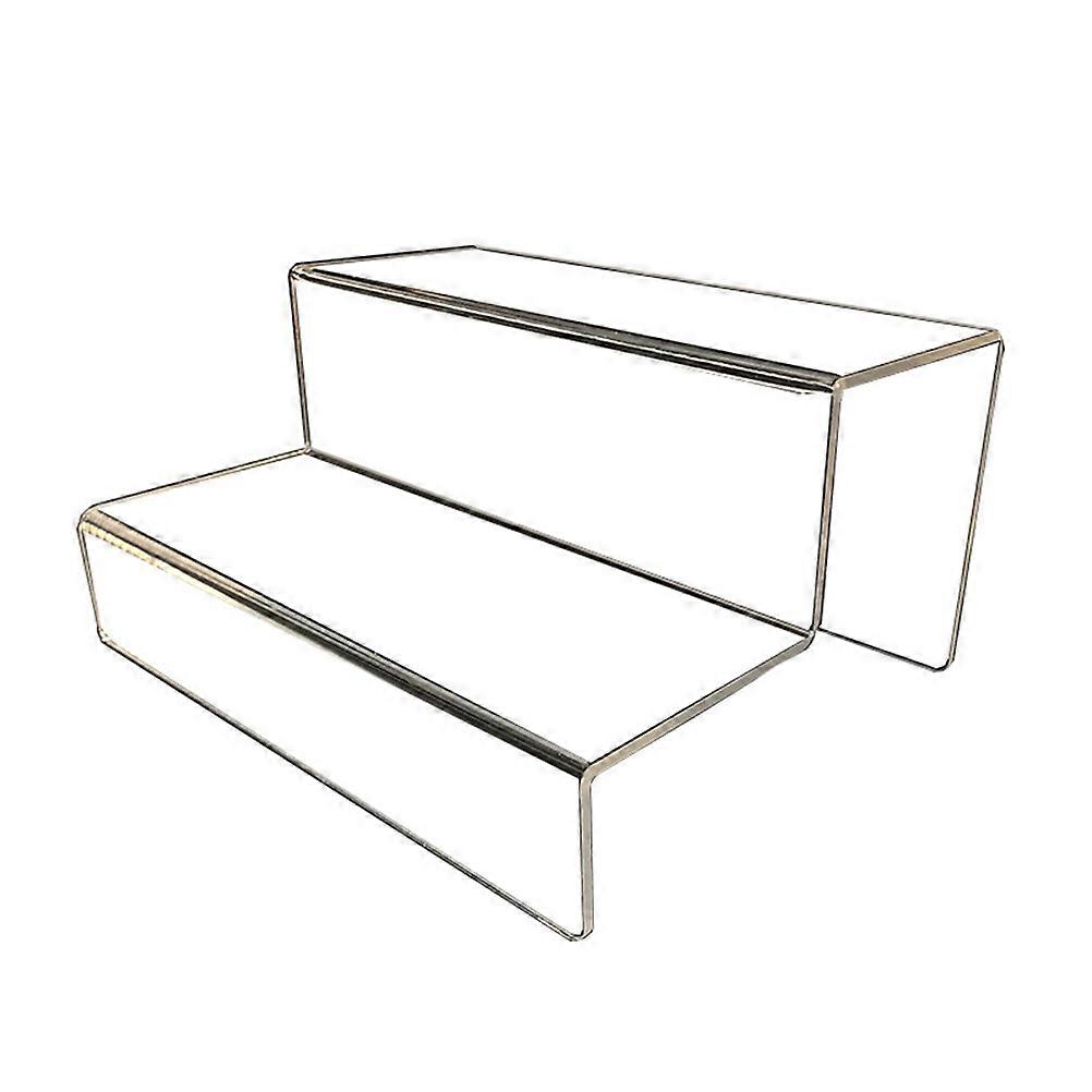 Présentoir de rangement en acrylique transparent à 2 niveaux pour maquettes (2 pièces).