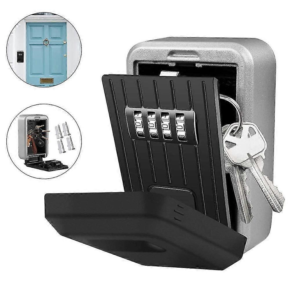 Wall Mounted Key Safe Box Mini Storage Key Storage Lock Box Waterproof Cover