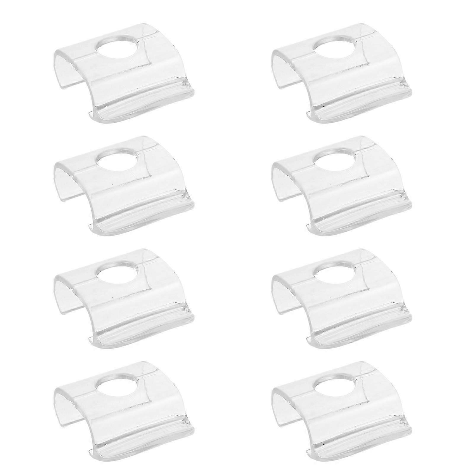 Window Blind Clips Transparent Venetian Blind Pull Tabs for 8Pcs