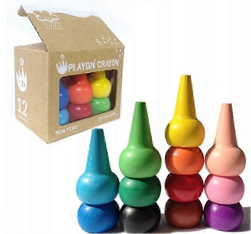 Crayons Playon Crayon 12 Pcs