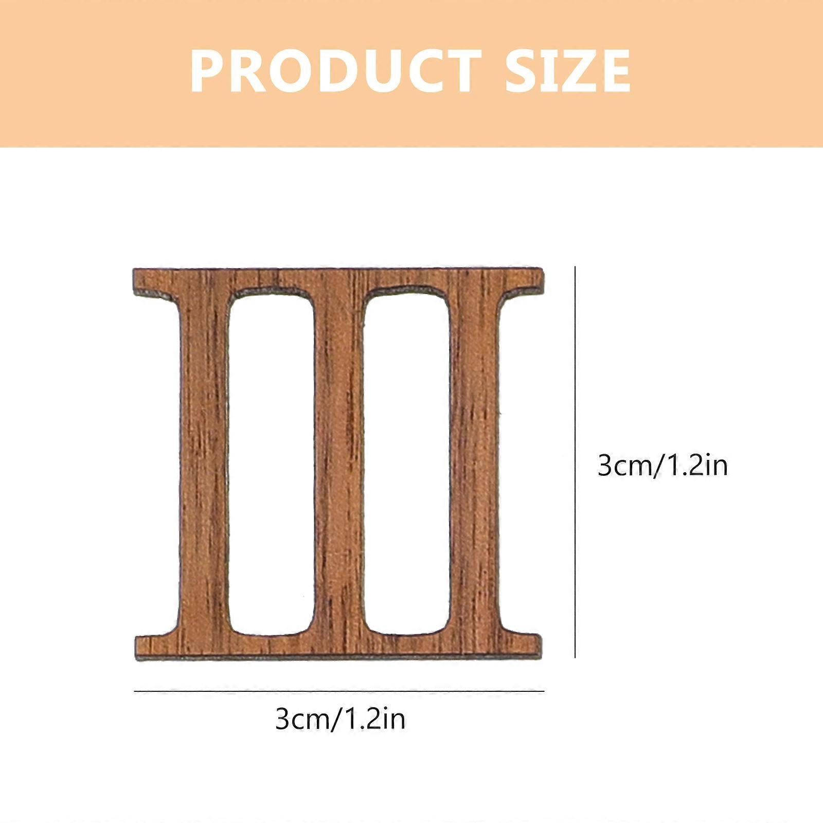 12pcs Wall Clock Numerals Clock Replacement Roman Number Clock Accessories