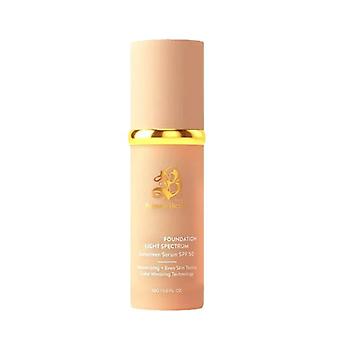 Forever Blooms Foundation Solkrem Serum SPF50 Lysspektrum Fuktighetsgivende Hudpleie 30g