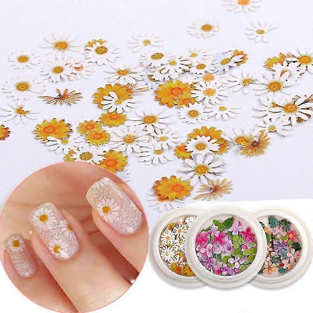 Nail Art Color Stereo Flower Patch 9 Boxmake up