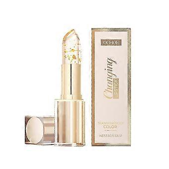 Color Changing Lipstick Gold Foil Moisturizing Lip Balm Desalinates Lip Lines Anti Dryness for Everyday Makeup SZ