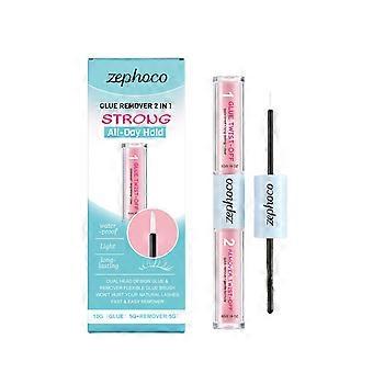 Zephoco 2-in-1 Eyelash Glue Remover: Cleans and removes false eyelashes, offering a convenient dual-effect design.