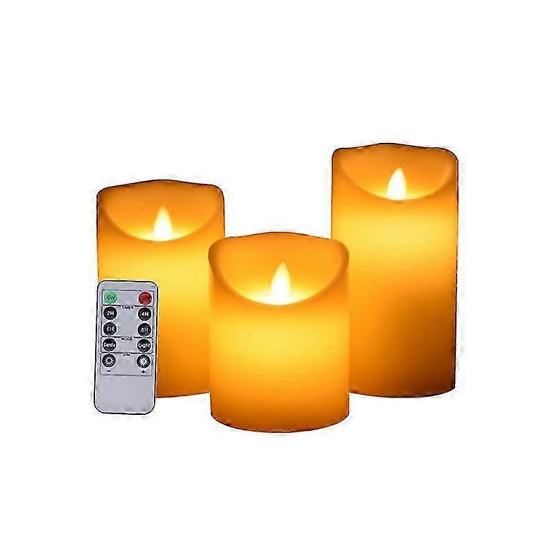 Flameless Candle with Timer Function, Waterproof, Flickering Effect, for Outdoor Events