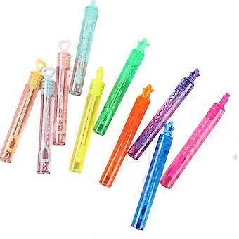 10Pcs 50ml Bubble Blowers Mini Hand-Held Long-lasting Entertainment Test Tube Bubble Wands Kindergarten Toys KAESI