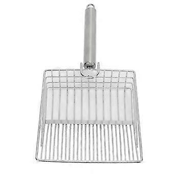 Metal Cat Litter Scooper for Litter Box - Efficient Kitten Sifter with Sturdy Handle 26-27