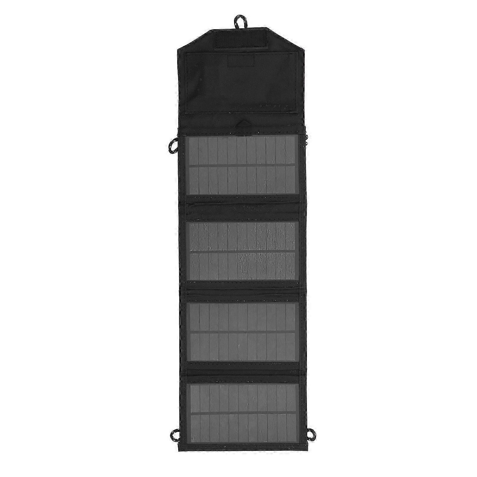 Solar Panel Portable Foldable Lightweight High Conversion Efficiency Wide Application 7W Solar Panel compatible with Camping Fishing