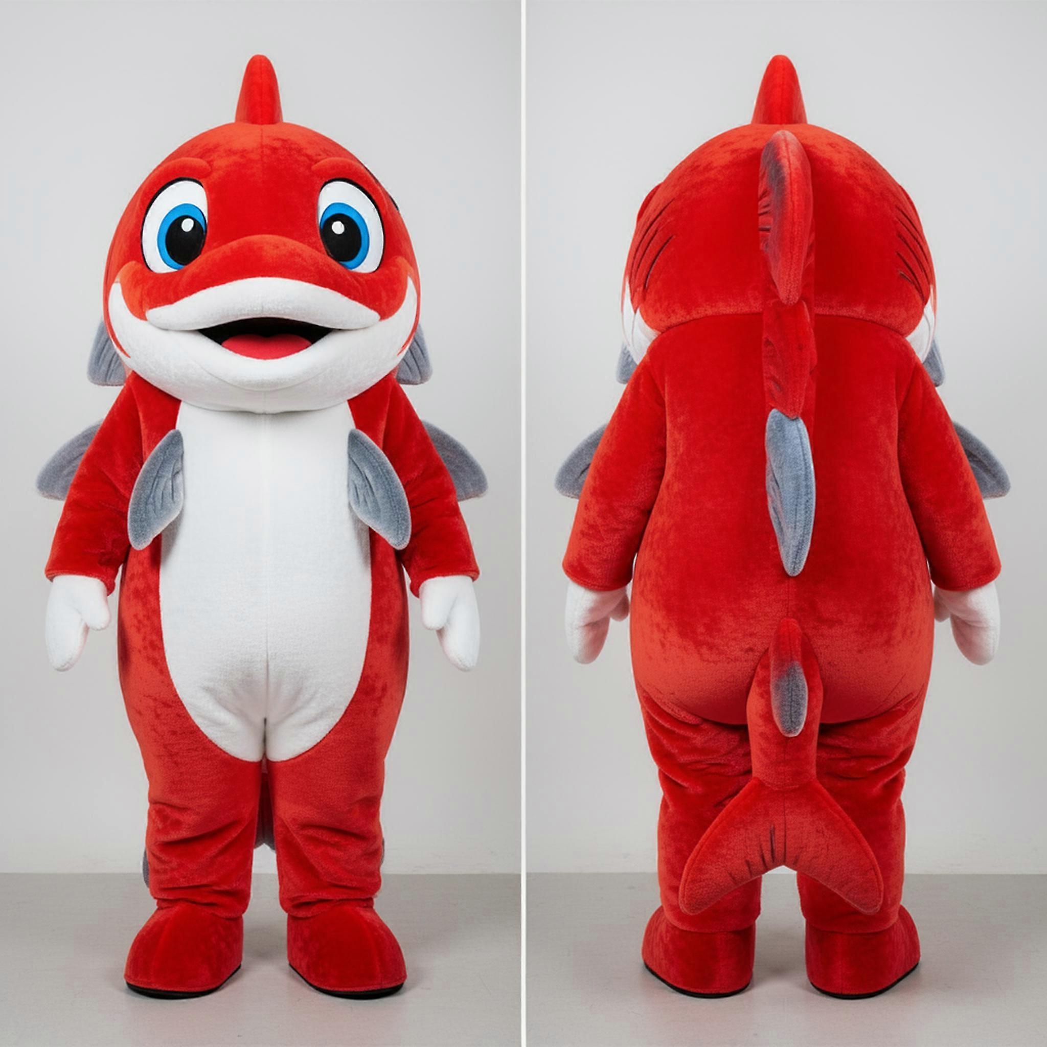 MASTICOT Crimson Sleek Salmon Mascot